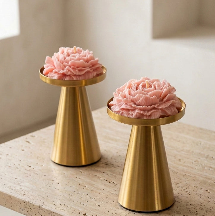 Rose Glow Candle Set