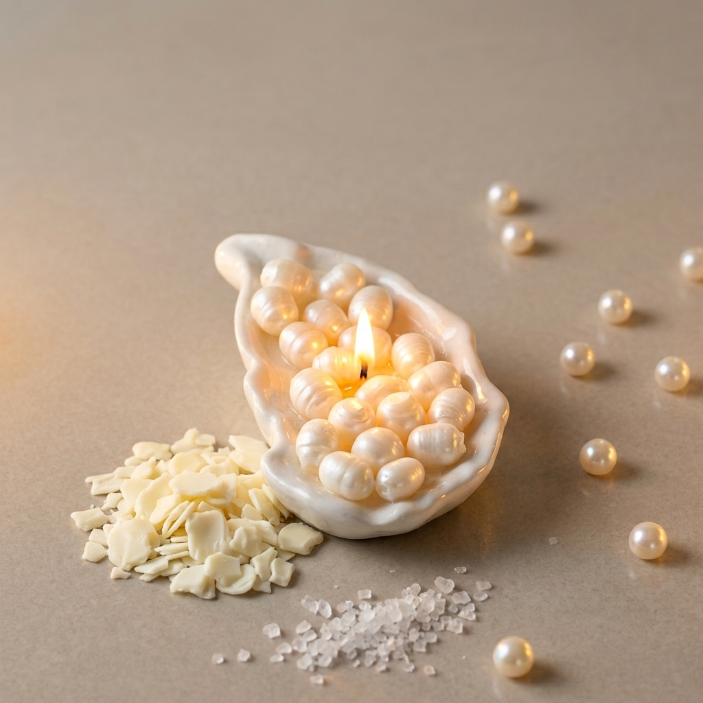 Pearl Shell Candle